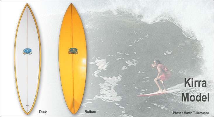 Michael Peterson surfboards Kirra Model