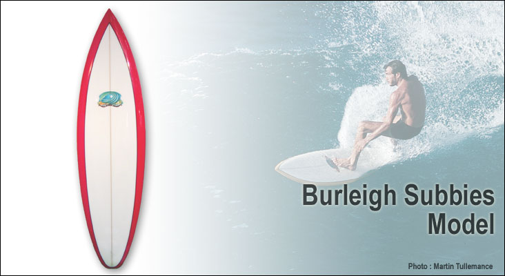 Michael Peterson surfboards Burleigh Subbies Model
